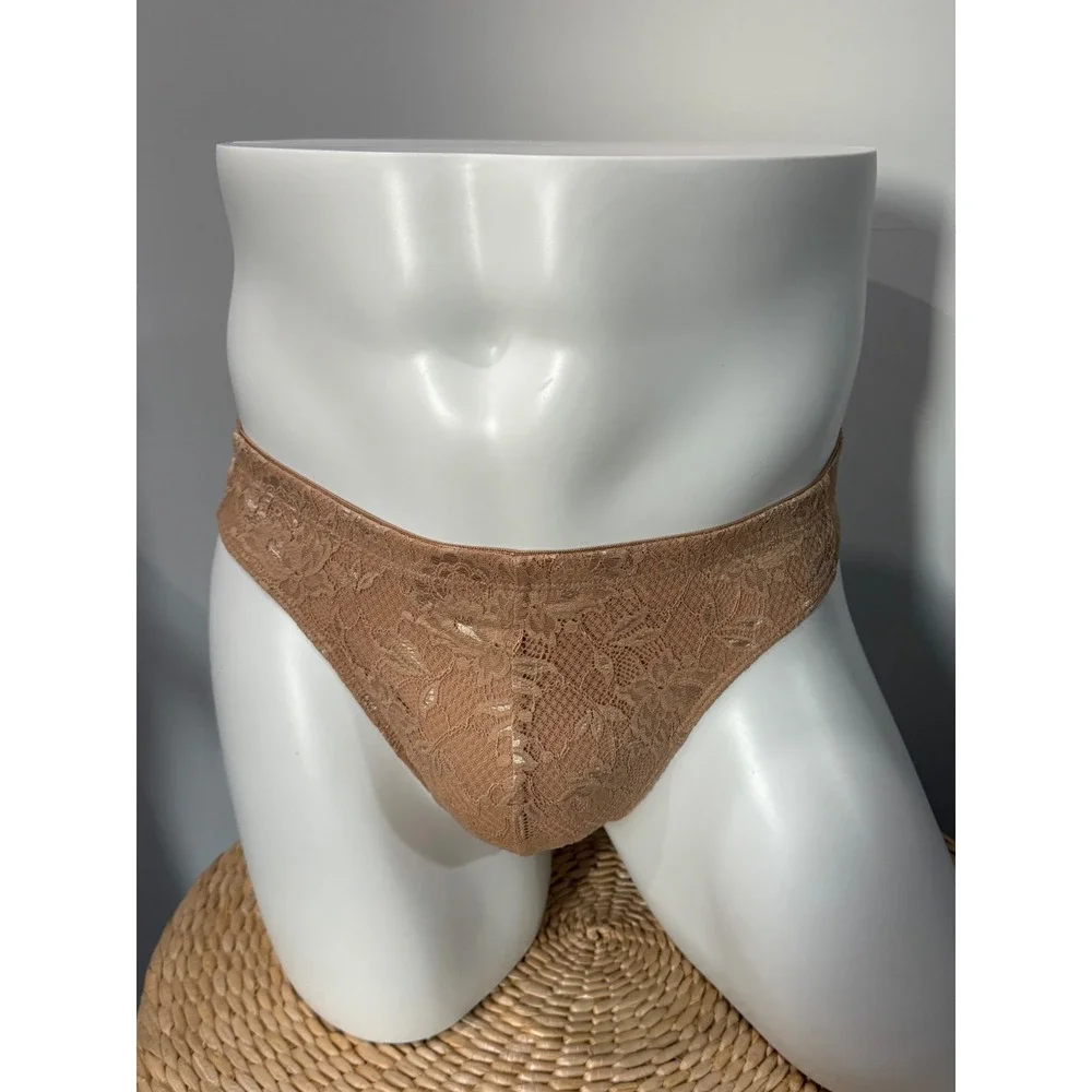 Cosabella Never Say Never Men's Classic G-String Lace Thong Sei  NWT size S